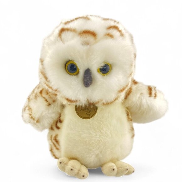 Aurora Miyoni Tots Snowy Owlet Plush, Brown White, Soft, 9 Inches, New w‎ Tags - Picture 1 of 12